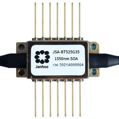 Janhoo 1550nm G=35dB professional Butterfly SOA Semiconductor Optical Amplifier low polarisation dependent loss