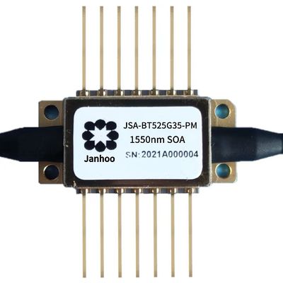 Janhoo 1550nm G35 Polarization Maintaining SOA Butterfly SOA Semiconductor Optical Amplifier ow polarisation dependent